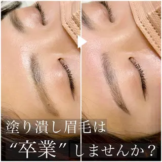 アイブロウ 【slowly】 RINAのマツエク・マツパデザイン