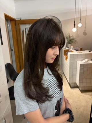 ロング かすみ/名駅徒歩5分 /メンズカットのヘアスタイル
