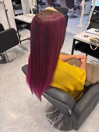 ロング カラー yui 練習モデル募集中のヘアスタイル