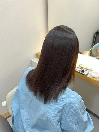 セミロング ECLART 横浜 井口聖也のヘアスタイル