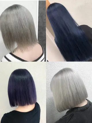 ミディアム カラー ブリーチ/髪質改善 店長　板垣智大のヘアスタイル