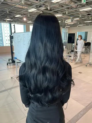 ロング カラー 韓国×網紅ヘア 🤍りん🤍のヘアスタイル
