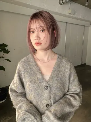 ショート カラー 奥村 紘のヘアスタイル