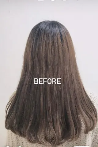 ロング カラー もりたみかこ 美容師お休み中のヘアスタイル