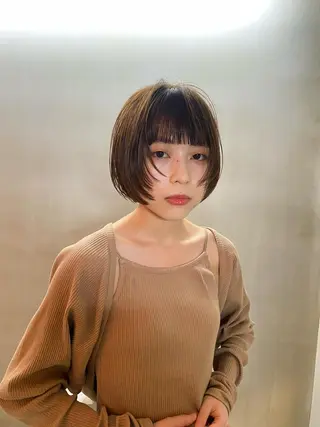 ショート 金沢美容室/ 艶髪/夜営業/JINのヘアスタイル