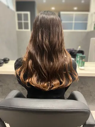 ロング 加藤 碧唯のヘアスタイル
