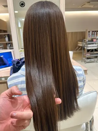 ロング 銀座シロー　村山 レツのヘアスタイル
