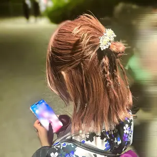 ヘアアレンジ 熊谷 ひなたのヘアスタイル