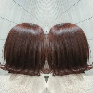 ミディアム カラー Cecilhair 店長松本のヘアスタイル
