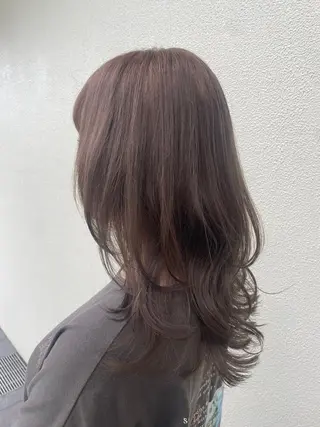 セミロング カラー CITY./ 鈴木ことはのヘアスタイル