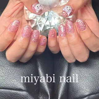ネイル miyabi nail 桂川駅近くのネイルデザイン