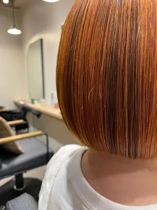 ショート カラー 髪質改善✨艶髪 韓国ヘア 池内 祐樹のヘアスタイル