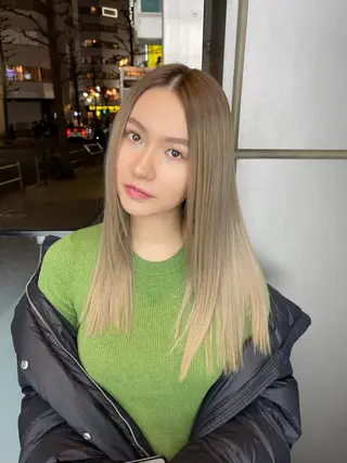 ロング カラー 狩野 孝太郎のヘアスタイル