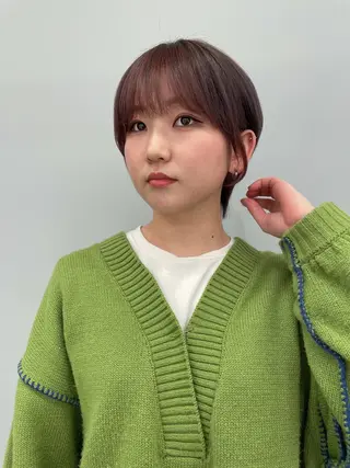 ショート カラー 新宿ブリーチ カラー美容師YUGOのヘアスタイル