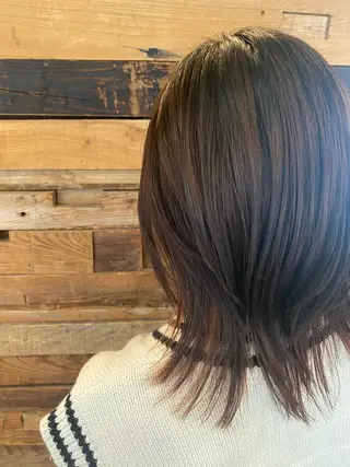ミディアム 白井 雅美のヘアスタイル