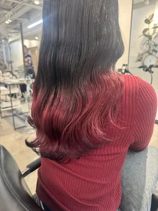 セミロング 新宿/顔周りカット +レイヤー=しずく♩のヘアスタイル