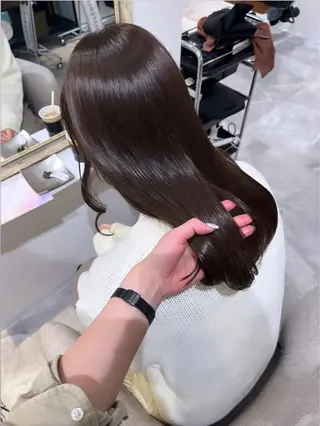 ミディアム カラー 梅田/髪質改善カラー ❄︎ mikiのヘアスタイル
