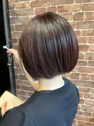 ミディアム カラー パーマ ヘアアレンジ メンズ キッズ ネイル マツエク・マツパ アイブロウ 久木原 ゆりのヘアスタイル