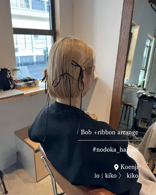 ショート ヘアアレンジ お呼ばれセット🕊️ 高円寺/太田和のヘアスタイル
