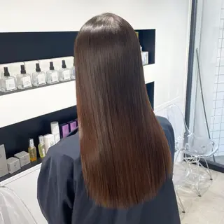 セミロング カラー パーマ ヘアアレンジ メンズ mona/ ストレートスタイル✨のヘアスタイル