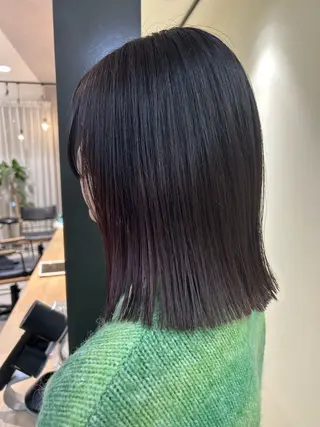 ミディアム カラー hubhair レイヤー/透明感のヘアスタイル