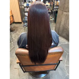 ロング カラー 内田 愛莉のヘアスタイル