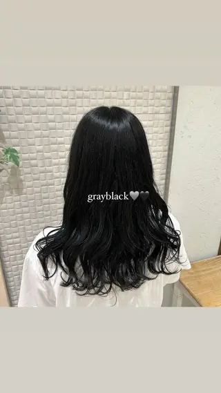 ロング カラー 柔らかい縮毛矯正 Yu🫧銀座🩶のヘアスタイル