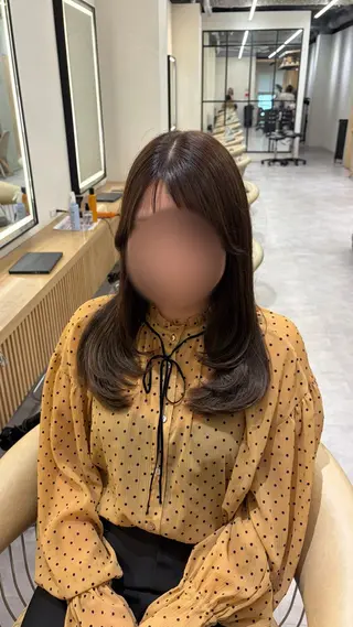 カラー 浦和🩶Wカラー ×美髪矯正 ジュエリのヘアスタイル