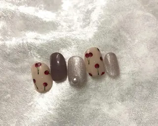 ネイル パラあり！フィルイン 美フォルムのネイルデザイン