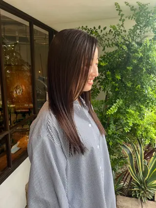 ロング カラー 韓国好き🇰🇷 美容師MIKUのヘアスタイル