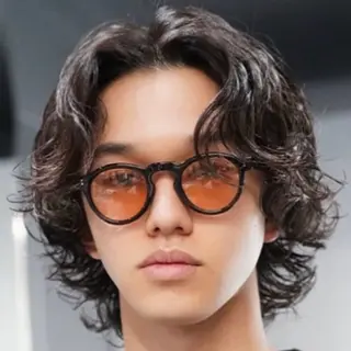 ミディアム パーマ ヘアアレンジ メンズ fifth 石川 凪のヘアスタイル