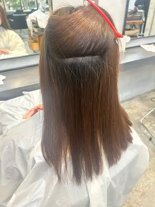 小森田 果怜 カラー、縮毛矯正のヘアスタイル