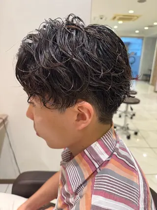 ショート パーマ メンズ メンズパーマ特化/ メッシュ/薫/店長のヘアスタイル
