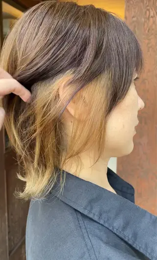 ショート カラー MATSURI BASE.AWAJIのヘアスタイル