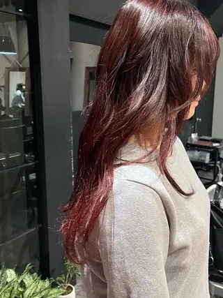 ロング anri/大阪/ レイヤーカットのヘアスタイル