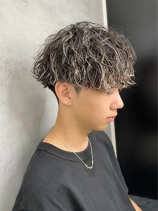 パーマ メンズ 静岡 / 毛流れ特化 /下居真大のヘアスタイル