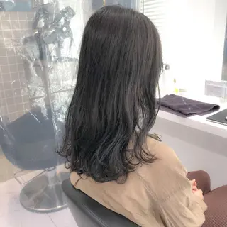 セミロング カラー パーマ ヘアアレンジ メンズ kenta GATTACAのヘアスタイル