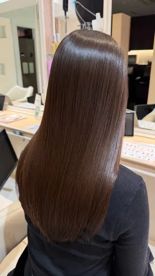 ロング カラー 髪質改善カラー💎 オオネヨシナリのヘアスタイル