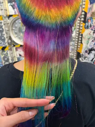 ロング カラー ヘアアレンジ KOYA コヤのヘアスタイル