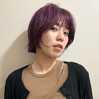 ミディアム カラー 🥃まろやかカラー/ ボブ🥃yujiroのヘアスタイル