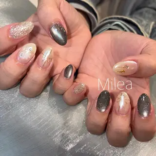 ネイル Milea🩵 Sayaka🪩のネイルデザイン