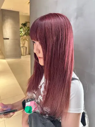 ロング カラー メンズパーマ特化/ シャドウ/波巻/陸翔のヘアスタイル