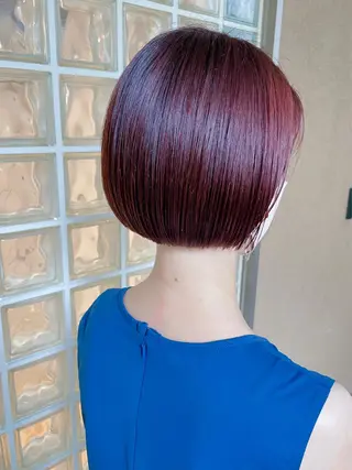 ショート カラー 大人女性ショート専門 tomodaのヘアスタイル