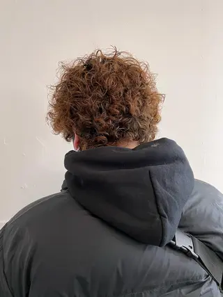 ミディアム メンズ メンズ専門ブリー チカラー⚡️リュウジのヘアスタイル