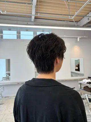 メンズ M Y Uのヘアスタイル