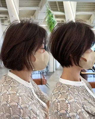 ショート カラー お悩み解決ショート/ 似合わせカット/といのヘアスタイル