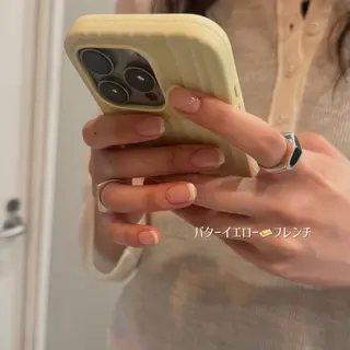 ネイル 難波シンプルネイル 無垢NAIL◎むつみのネイルデザイン
