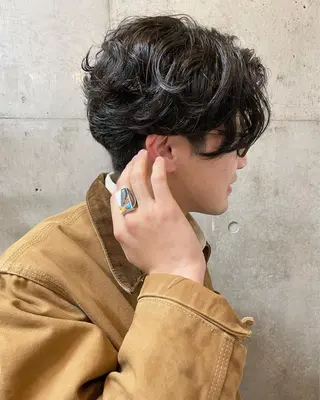 パーマ メンズ 前髪似合わせ | yukaのヘアスタイル