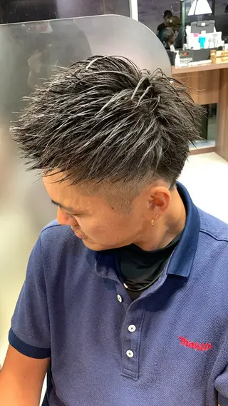 ショート メンズ 本島 大生のヘアスタイル