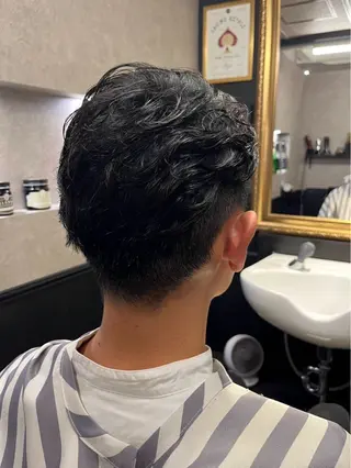 ミディアム メンズカット ひでよしのヘアスタイル